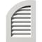 Ekena Millwork Quarter Round Top Left Functional, PVC Gable Vent w/ 1" x 4" Flat Trim Frame, 18"W x 22"H GVPQL18X2201FUN - alternate 1